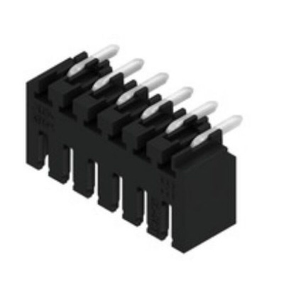 Weidmuller Male PCB Header, 3.5mm Pitch, 6 Way, 1 Row