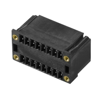 Weidmuller Male PCB Header, 3.81mm Pitch, 6 Way, 2 Row