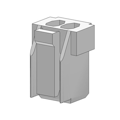 Molex Receptacle Crimp Connector Housing, 2.5mm Pitch, 2 Way, 1 Row