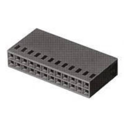 TE Connectivity, AMPMODU MOD IV Female Connector Housing, 2.54mm Pitch, 6 Way, 2 Row