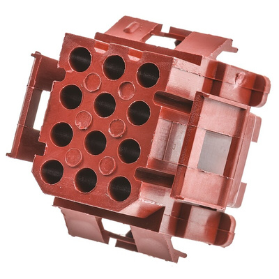 TE Connectivity, Miniature Rectangular II Male Connector Housing, 4.19mm Pitch, 12 Way, 4 Row