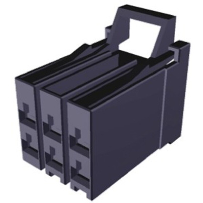TE Connectivity, Dynamic 3000 Female Connector Housing, 5.08mm Pitch, 6 Way, 2 Row