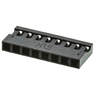 Hirose, A4B Female Connector Housing, 2mm Pitch, 8 Way, 1 Row