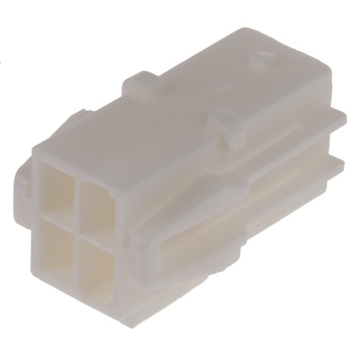 JST, HLR Female Connector Housing, 3.96mm Pitch, 4 Way, 2 Row
