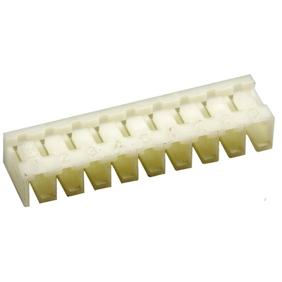 JST, SJN Male Connector Housing, 2mm Pitch, 9 Way, 1 Row Side Entry