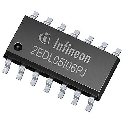Infineon 2EDL05I06PJXUMA1, MOSFET 2, 0.36 A, 17.5V 14-Pin, DSO