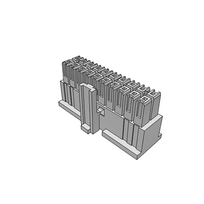 Samtec, IPD1 Male Crimp Connector Housing, 2.54mm Pitch, 20 Way, 2 Row