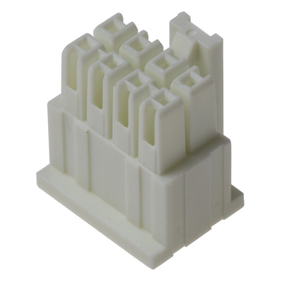 Samtec, IPD1 Male Crimp Connector Housing, 2.54mm Pitch, 8 Way, 2 Row