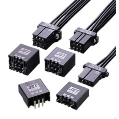 JST, F31 Male Connector Housing, 3.81mm Pitch, 4 Way, 1 Row