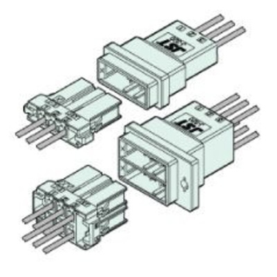 JST, F32 Female Connector Housing, 5.08mm Pitch, 3 Way, 1 Row