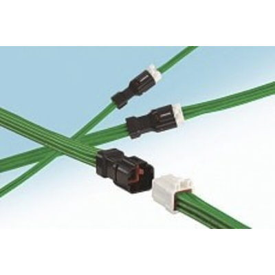 Hirose, DF62W Female Crimp Connector Housing, 2.2mm Pitch, 4 Way, 2 Row
