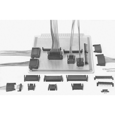 Hirose, HNC Female Crimp Connector Housing, 2.5mm Pitch, 2 Way, 1 Row