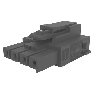 Molex Female Crimp Connector Housing, 3.5mm Pitch, 5 Way, 1 Row