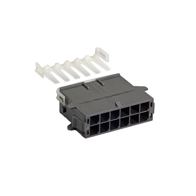 Molex, Mega-Fit Male Housing Plug, 5.7mm Pitch, 8 Way, 2 Row