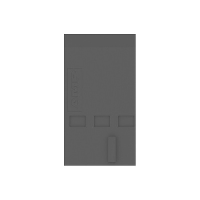 TE Connectivity, FFC Female PCB Connector Housing, 2.54mm Pitch, 3 Way, 1 Row