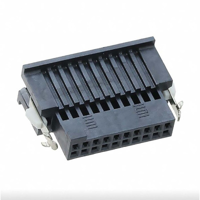 Samtec, ISDF Female PCB Connector Housing, 1.27mm Pitch, 10 Way, 2 Row Top Entry