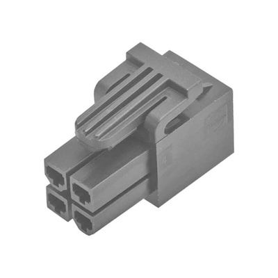 Molex, 200453 Male PCB Connector Housing, 4.2mm Pitch, 4 Way, 1 Row