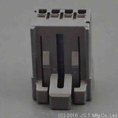 JST, J2000 Female PCB Connector Housing, 2.5mm Pitch, 4 Way, 1 Row