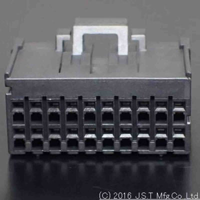 JST, J2000 Female PCB Connector Housing, 2.5mm Pitch, 20 Way, 2 Row