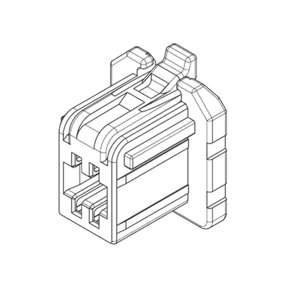 Molex, 204523 Receptacle Crimp Connector Housing, 1.25mm Pitch, 6 Way, 2 Row