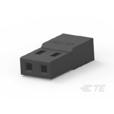 TE Connectivity, AMPMODU Female PCB Connector Housing, 2mm Pitch, 2 Way, 1 Row