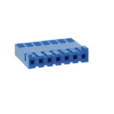 Amphenol Communications Solutions, Dubox Female Crimp Connector Housing, 2.54mm Pitch, 7 Way, 1 Row