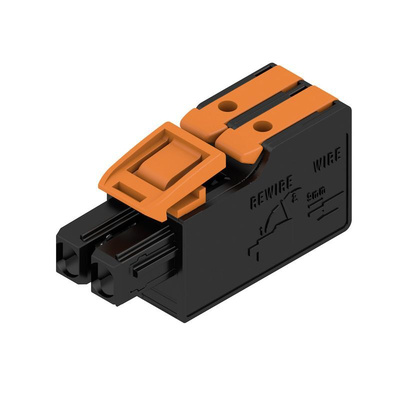 Weidmuller Female PCB Connector Housing, 5mm Pitch, 2 Way, 1 Row