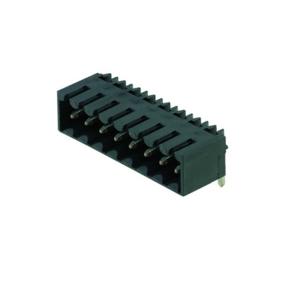 Weidmuller Male PCB Header, 3.5mm Pitch, 4 Way, 1 Row