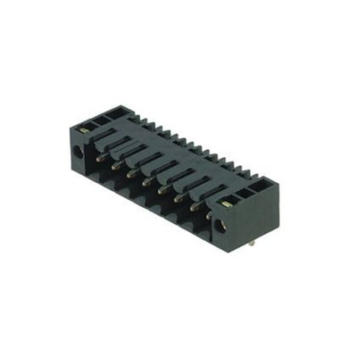 Weidmuller Male PCB Header, 3.5mm Pitch, 10 Way, 1 Row
