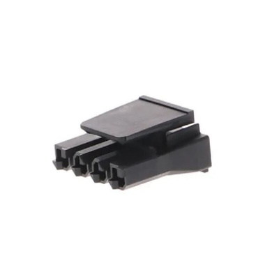 Molex Receptacle Crimp Connector Housing, 7.5mm Pitch, 4 Way, 1 Row
