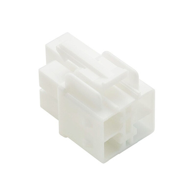 Molex Plug Crimp Connector Housing, 6.2mm Pitch, 4 Way, 2 Row