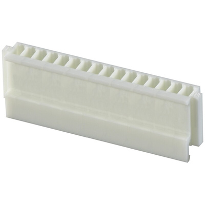 JST, NH Female Connector Housing, 2.5mm Pitch, 16 Way, 1 Row