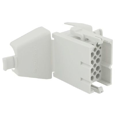 Souriau, SMS Male Connector Housing, 15 Way, 5 Row