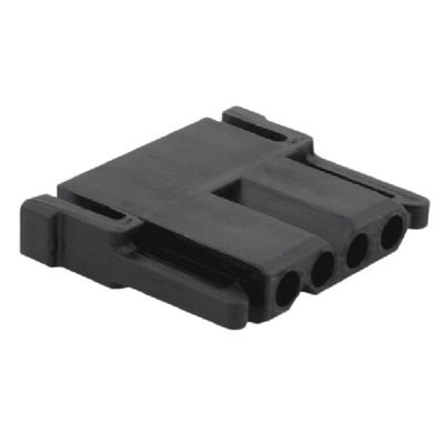 Souriau, SMS Male Connector Housing, 5.8mm Pitch, 4 Way, 1 Row