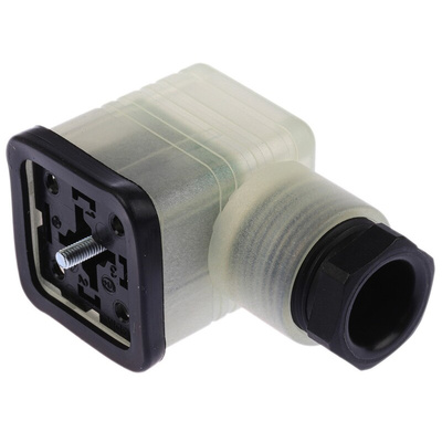 Hirschmann GDML 2P+E DIN 43650 A, Female Solenoid Valve Connector,  with Indicator Light, 24 V dc Voltage