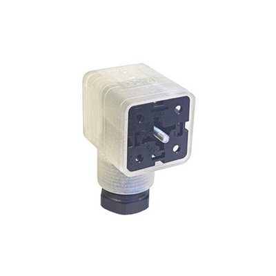 Hirschmann GDML 2P+E DIN 43650 A, Female Solenoid Valve Connector,  with Indicator Light, 24 V dc Voltage