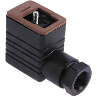 Hirschmann GM 2P+E DIN 43650 B, Female Solenoid Valve Connector, 250 V Voltage