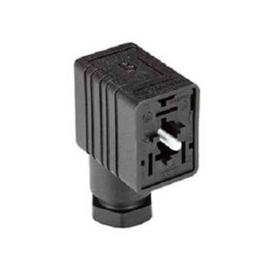 Hirschmann GM 2P+E DIN 43650 B, Female Solenoid Valve Connector, 250 V Voltage