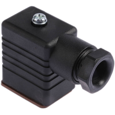 Hirschmann GM 2P+E DIN 43650 B, Female Solenoid Valve Connector, 250 V Voltage