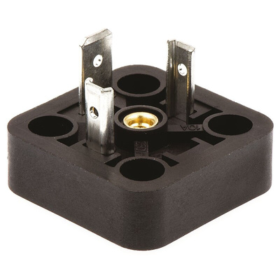 Hirschmann GSA 2P+E DIN 43650 A, Male Solenoid Valve Connector, 400 V ac/dc Voltage