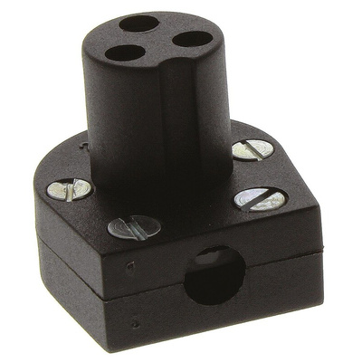 Bulgin Miniature Power Connector Panel Mount, Solder Termination, 3A, 250 V ac