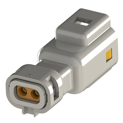 EDAC Wire to Wire Connector Cable Mount Plug, 2P, Crimp Termination, 3A, 250 V