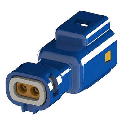 EDAC Wire to Wire Connector Cable Mount Plug, 2P, Crimp Termination, 3A, 250 V