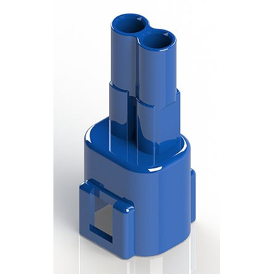 EDAC Wire to Wire Connector Cable Mount Plug, 2P, Crimp Termination, 10A, 300 V