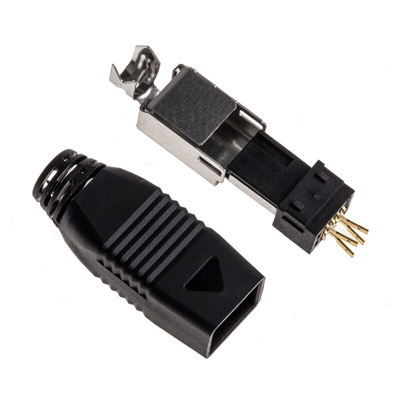 Hirose, MQ172 Miniature Power Connector Cable Mount Plug, 4P, Solder Termination, 3A, 30 V dc, 40 V ac