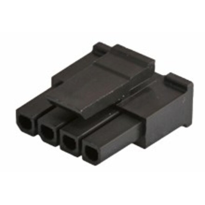 Molex Male Crimp Connector Housing, 3mm Pitch, 4 Way, 1 Row