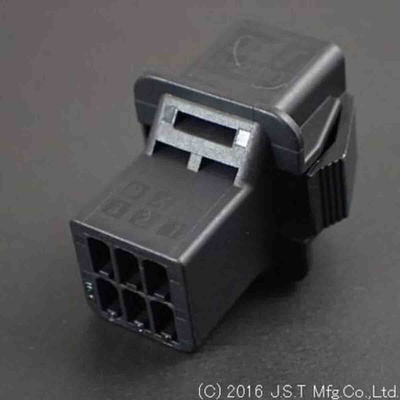 JST, J2000 Female PCB Connector Housing, 2.5mm Pitch, 6 Way, 2 Row