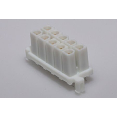 Molex, Mini-Fit Female Crimp Connector Housing, 4.2mm Pitch, 10 Way, 2 Row Vertical