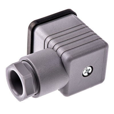 Hirschmann GDM 3P+E DIN 43650 A, Female Solenoid Valve Connector, 250 V ac/dc Voltage