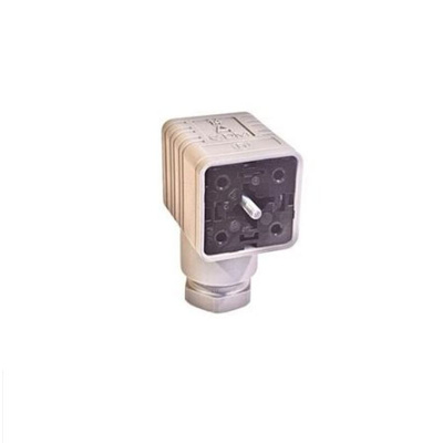 Hirschmann GDM 3P+E DIN 43650 A, Female Solenoid Valve Connector, 250 V ac/dc Voltage